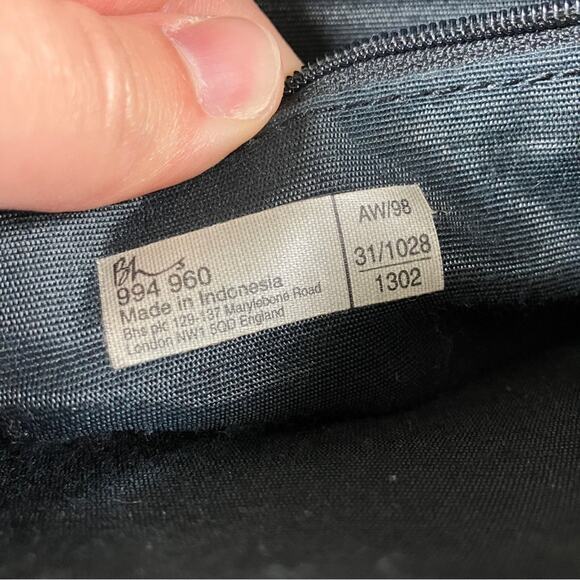 BHS British Home Store | Brown Faux Crocodile Fur Trim Handbag - Picture 9 of 13